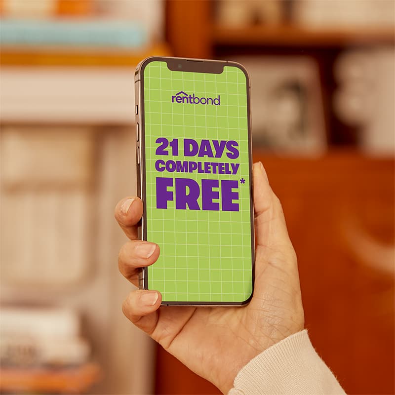 21 days interest free on mobile screen
