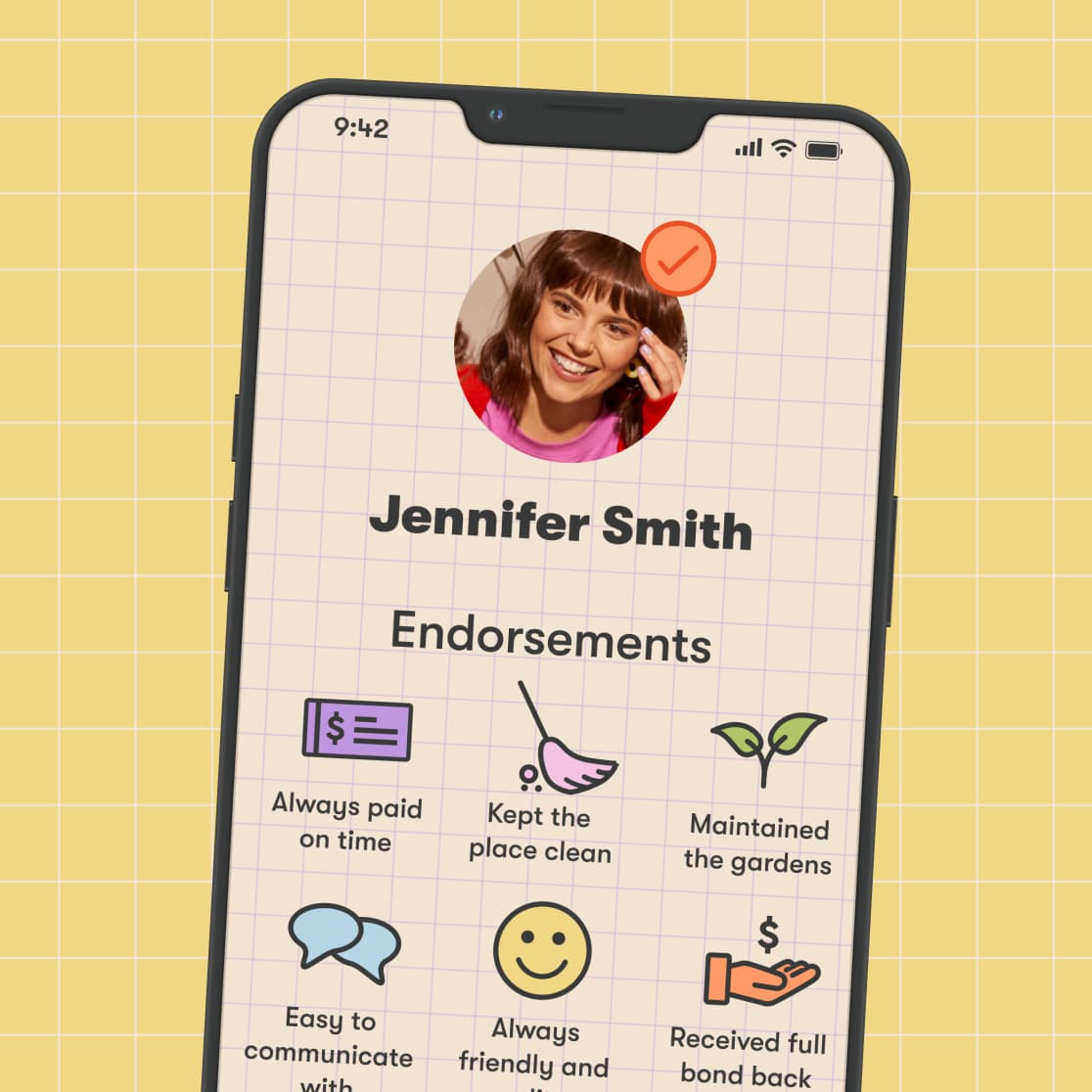 Get endorsed as an awesome renter by your previous property managers