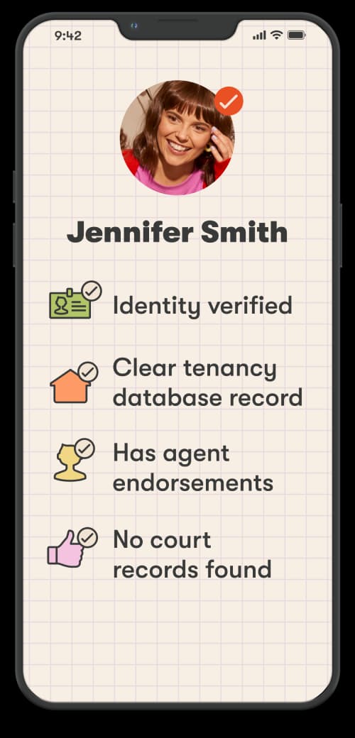 Tenant check report