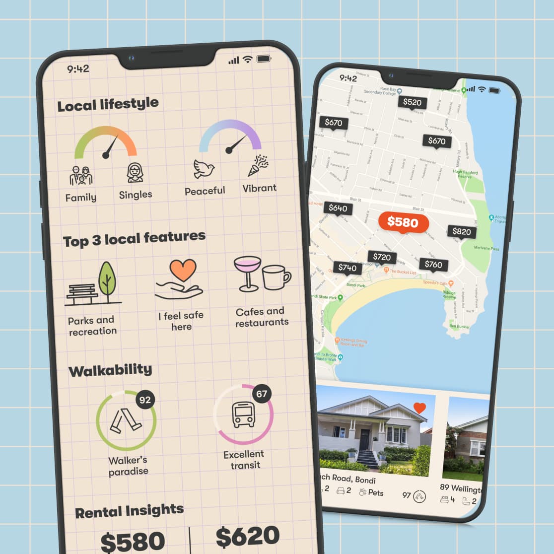 Use our unique search tools to find your next rental property